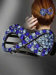 1个鸟巢发髻造型器,发饰,发夹,发圈,发髻定型器,带水钻装饰马尾夹,快速造型工具,易于使用的发髻造型器,适合初学者、学生、女孩和女性,适用于节日、派对、音乐节、秋季、旅行、美发工具、发饰、秋季、美发配件、旅行、女士美发配件、女士发饰、美发工具、发饰、美妆配件、礼物、旅行、送给女性的礼物、美妆配件、圣诞礼物、圣诞礼物、送给女性的圣诞礼物、成人圣诞礼物、成人圣诞礼物、美妆配件、成人圣诞礼物、成人发饰、成人发饰、成人发饰、礼物创意、美妆圣诞礼物、送给女性的礼物、优雅爪夹 - 彩色 - 查看 29