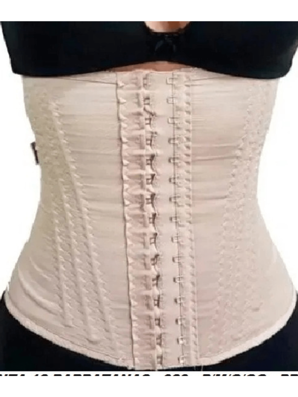 Cinta Modeladora Feminina 12 Barbatanas Abdominal Redutora Princesa Catarina