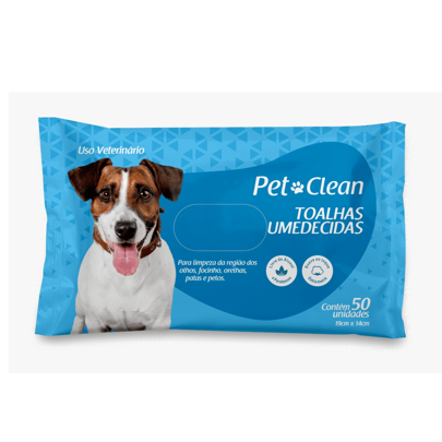 Toalha Umedecida para Cães Pet Clean