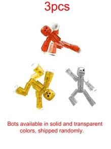 Action Figures Toy With Sucker (Shipped Randomly)Cozmo Fingerbot, Toys Click Bots Stop Motion Toys Stick Figures Stick Man Toy - Multicolor - View 11