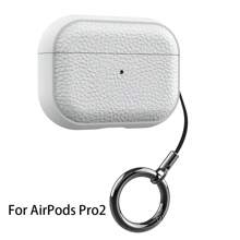 适用于 1/2、 Pro、 Pro2、 3、 4 的保护壳,TPU 仿皮保护壳,外观精美,带钥匙扣,提供全面保护 - 白色 - 查看 8