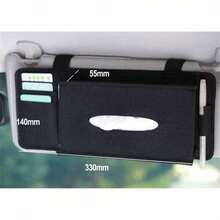 Car Felt Tissue Box Car Hanging Ceiling Sunshade Tissue Box Car Drawer Paper Box Car Storage Car Accessories Car Organizer Organizer Bedroom Storage Storage Bag Organization - Black - View 11