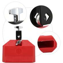 Redoba Cencerro Badajo Jam Block De Plastico Grande - Rojo - Ver 5