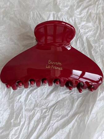 1 pieza Pinza de pelo de unicolor de moda, accesorio de pelo de estilo europeo y americano, pinzas para el cabello, pasadores de pelo, pinzas para el cabello, accesorios para el cabello para mujer para la escuela, la universidad, el otoño, el invierno y las vacaciones