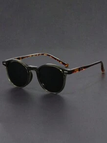 Montures de lunettes rondes en acétate faites à la main, de style classique de marque de haute qualité. Lunettes de vue rétro pour hommes. Accessoires de lunettes transparentes