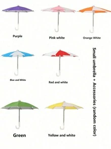 1/2 件手机夹雨伞手机遮阳伞手机伞遮阳伞，户外防水遮阳伞带手机支架，防紫外线迷你小雨伞，手机迷你雨伞保护您的手机免受雨水和阳光的侵袭，小雨伞 + 配件旅行配件旅行必备品海滩夏季学校配件返校用品返校用品 - 彩色 - 查看 5