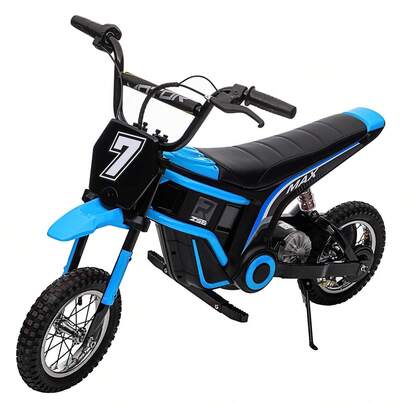 Electric Dirt Bike, 350W Electric Motorcycle-Up To 14.29MPH, 2-Speed Modes Motorcycle For Kids Ages 3-10, Max Weight 135 Lbs