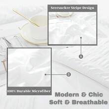 Seersucker Sage Green Comforter Full Size Comforter Sets, Sage Green Comforter Set Full, Sage Comforter Set Full Sage Comforter Full Size Bed Comforter Sets,Sage Green Full Size Comforter Set - trắng - Xem 7