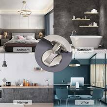 Floor Mount Magnet Door Stopper - Invisible Magnetic Stop, Magnets Stops Wall Prop Hold Open (Silver) - Multicolor - View 6