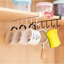 Metal Cup Holder Mugs Utensils In General To Hang In The Cabinet - màu đen - Xem 6