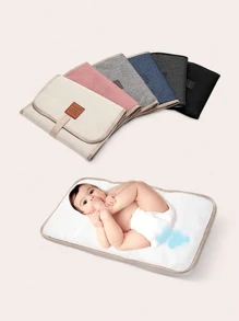 1 pezzo Tappetino per il cambio portatile e pieghevole, impermeabile, idea regalo per decorazioni familiari per docce per bambini