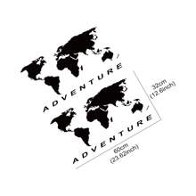 2Pcs Car Side Body Sticker Graphics World Map Adventure Edition Decor Decal For Van SUV Camper RV Motorhome Camper Caravan MPV  MINIBus Auto DIY Vinyl Cover - 60x32cm/23.62x12.6inch - View 5