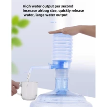 2pcs Jug Water Hand Pump, Simple Household/Office Water Dispenser For Large Bottled Water, Manual Transparent Drinking Water Extractor - Multicolor - View 3