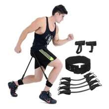 Elastic Band For Training Jump Running Crossfit Football Gym Vertical High Jump Trainer - 黑色 - 查看 4