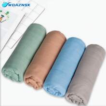 SHIXIONG 4 Pack Muslin Baby Blankets For Boys And Girls, Large 120x110cm, Soft Cotton Baby Burp Cloths, Extra Soft And Absorbent, Skin-Friendly Newborn Cotton Blankets, Unisex Newborn Muslin Swaddle Blankets - 彩色 - 查看 7