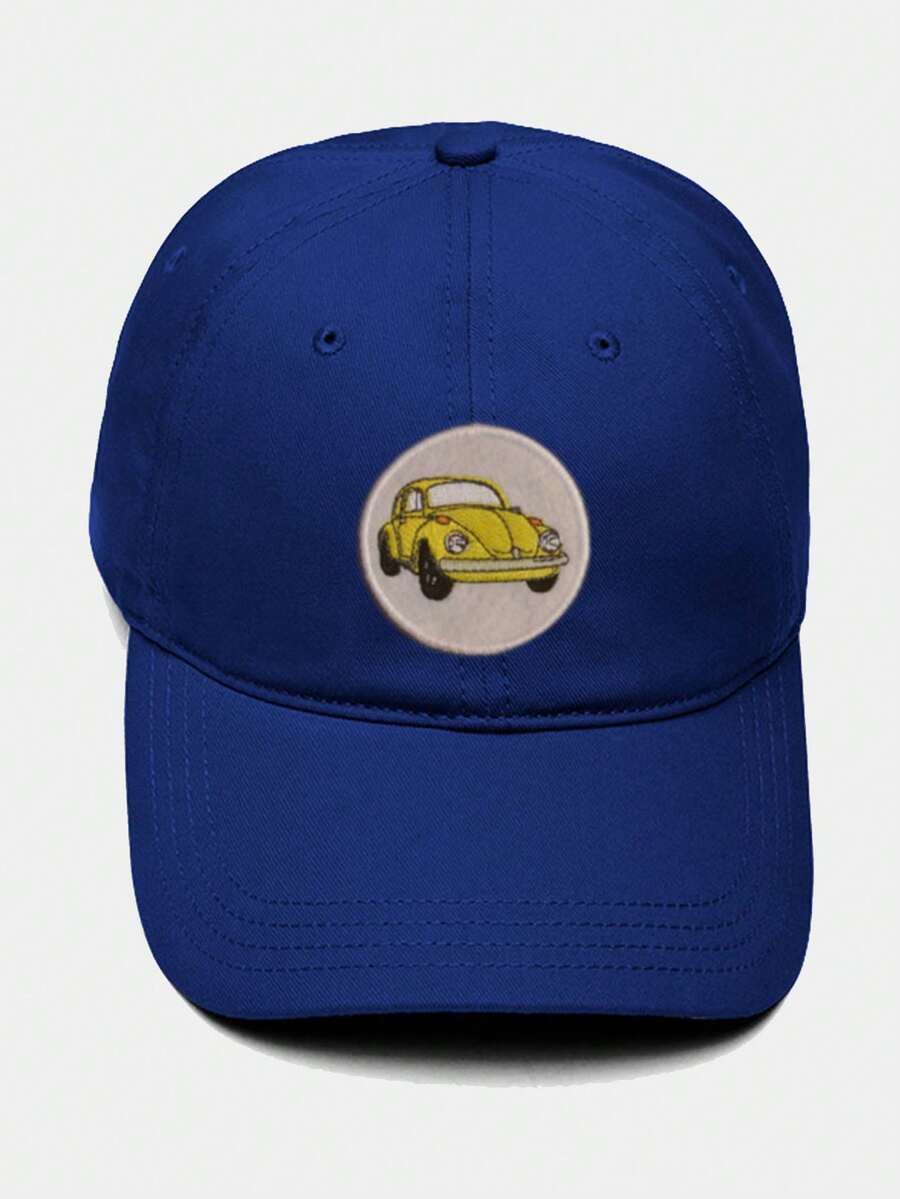 Beetle Adjustable Strapback Curved Brim Cap - 藏蓝色 - 查看 1