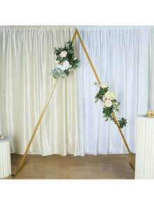 Triangle Metal Arch Backdrop Stand Garden Arbor Wedding Party Decorations Rack - 1 - View 3
