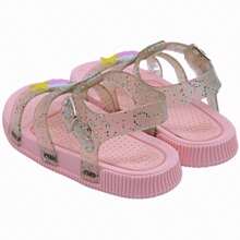 Girls Princess Sandals Spider Web Glitter Comfortable Birken Open Breathable Non-Slip - Màu Hồng baby - Xem 4