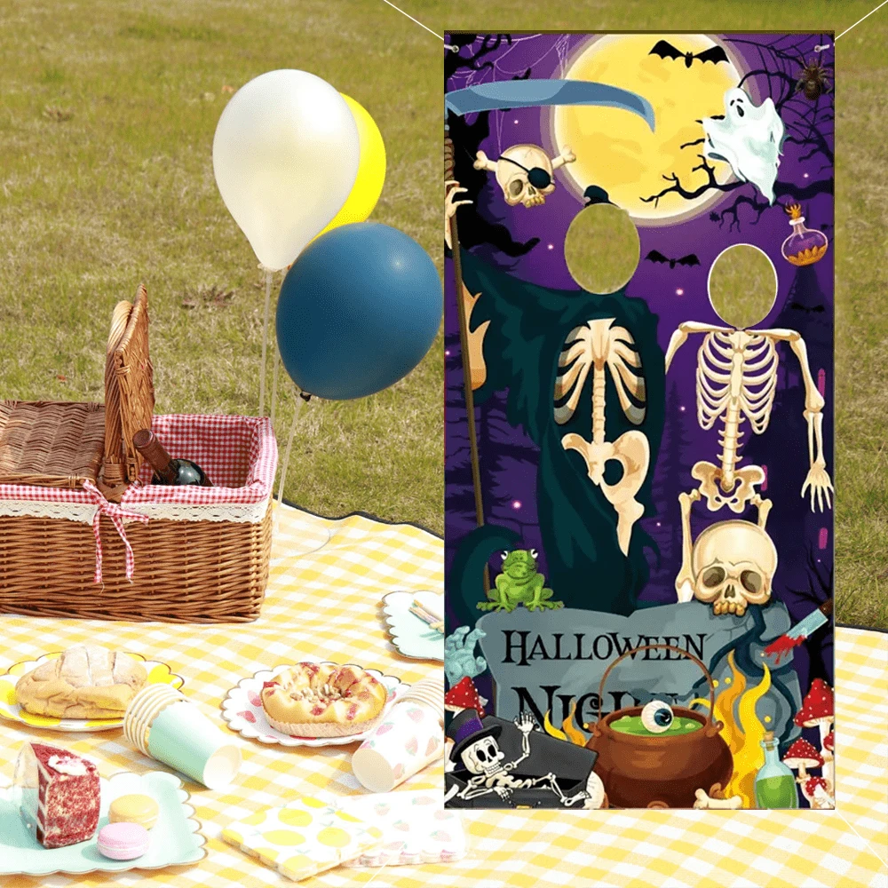 1PC Halloween Horror Nights Halloween Photo Props Horror Skeleton Death