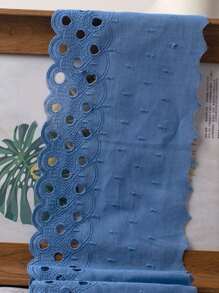 1 Yard Perforated DIY Colorful Sewing Decorative Skirt Hem Trim Embroidered Lace Fabric, 15cm Width, Handmade Garment Accessories