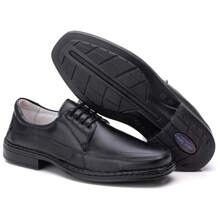 Comfortable Men's Leather Shoes - màu đen - Xem 4