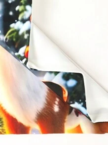 1 vỏ gối vải nỉ Giáng sinh, vỏ gối nơ đỏ hình nai sừng tấm, vỏ gối trang trí (không có lõi gối), đồ trang trí nhà cửa, đồ trang trí Giáng sinh, đồ dùng tiệc tùng, đồ trang trí Giáng sinh, quà tặng Giáng sinh, Giáng sinh - Nhiều màu - Xem 7