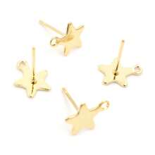 10pcs Stainless Steel Geometric Star Moon Earring Stud Earring Posts Connector For DIY Earring Jewelry Making Supplies - Earring Studs - View 5
