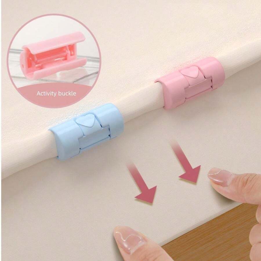 24pcs Adjustable Bed Sheets Grippers, Bedding Fasteners Clips Holders