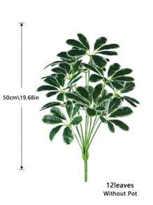 50-75cm große künstliche Palme, Fake Rattan Blatt, Kunststoff Strauchblatt, imitierter Rattan Bambuszweig, realistische Textur, geeignet für Heim- und Gartendekoration innen/außen, Valentinstag, Geburtstag, Abschlussfeier - Verschiedenfarbig - Übersicht 14