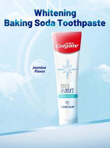 colgate 美白小苏打牙膏 茉莉花味，美白，温和不磨损，泡沫丰富，口气清新，高纯度（120 克/4.23 盎司） - 茉莉白茶 - 查看 2