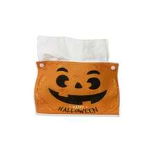 1pc Halloween Themed Cartoon Paper Towels For Decoration Tissue Box Cover For Living Room Bedroom Office Hotel Restaurant Tea Table