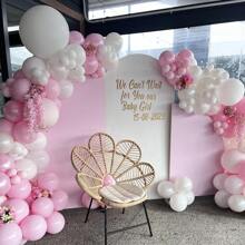 Pink And White Balloon Arch Kit, 140Pcs Macaron Pink Balloon Matte White Balloon 18 12 10 5 Inch Different Size Balloons For Engagement Wedding Birthday Shower Gender Reveal Decorations - Trending, Best Seller, New Arrival, Party Supplies, Elegant Decor, Party Decoration, Wedding & Birthday - 粉色 - 查看 3