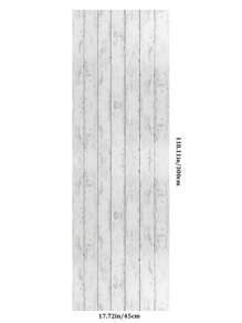 Giấy dán tường họa tiết vân gỗ màu trắng tự dính 1m/3m, miếng dán tường PVC chống thấm nước và chống ẩm cho phòng ký túc xá, phòng ngủ, trang trí tủ, miếng dán cải tạo, tấm ốp tường bong tróc, giấy dán tường, giấy dán tường, vật dụng trang trí mùa xuân làm mới ngôi nhà của bạn, miếng dán trang trí Rama - Đen và trắng - Xem 10