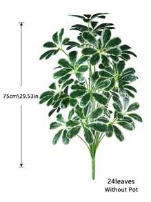 50-75cm große künstliche Palme, Fake Rattan Blatt, Kunststoff Strauchblatt, imitierter Rattan Bambuszweig, realistische Textur, geeignet für Heim- und Gartendekoration innen/außen, Valentinstag, Geburtstag, Abschlussfeier - Verschiedenfarbig - Übersicht 15