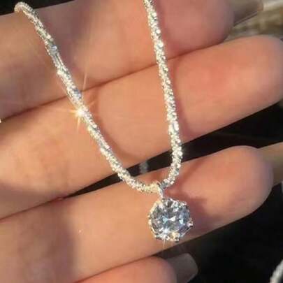 Hegaze 1 件奢华闪亮项链