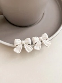 1 cặp bông tai đính nơ thời trang độc đáo được sơn giản dị và đơn giản cho ngày lễ tình nhân, mẹ, mẹ, ngày của mẹ, quà tặng - Hoa tai - Xem 5