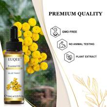 10毫升/0.33液盎司 EUQEE 精油，带滴管，适用于加湿器、DIY口红制作、蜡烛香薰、香薰扩散器等，包含薰衣草、茉莉、尤加利、香草、薄荷、檀香、乳香、甜橙、依兰、柠檬、玫瑰、佛手柑、茶树、丁香、柠檬草、广藿香、迷迭香、天竺葵、香茅、肉桂、葡萄柚、洋甘菊、生姜、没药、岩兰草、牛至、橙花、蜡菊、香脂、姜黄、金银花等多种精油。 - scent - 查看 3