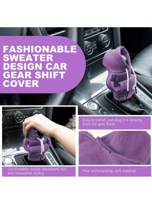 Gear Shift Hoodie, Universal Car Shift Knob Cover, Mini Hoodie For Car Shifter, Automotive Interior Cute Gadgets, Car Accessories And Decorations