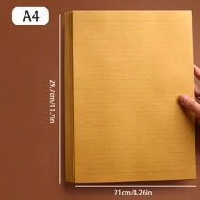Giấy Kraft A4, Giấy viết thư, Giấy viết nháp, Giấy vẽ trắng, Đồ dùng học tập & văn phòng, 10 tờ/20 tờ/40 tờ - Nhiều màu - Xem 6