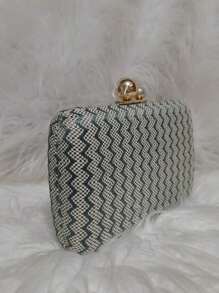 Stylish Minimalist Women's Party Handbag - 綠色 - 查看 2