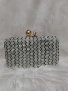 Stylish Minimalist Women's Party Handbag - 綠色 - 查看 1