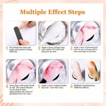 Lavender Violets® 25 Pcs Gel Nagellack Weihnachten Set Winter Gefrorener Splitter Diamant Gold Romantisches Eis Weihnachtsgeschenk Set Soak Off UV LED Base,Glossy n Matte Top Coat Maniküre Lack