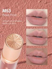 GIRLCULT Love Whisper 哑光唇釉 #M53 玫瑰霜 | 哑光底妆，带微闪 | 柔雾哑光唇釉，轻盈液体唇膏 | 持久显色，礼盒装，3.8克/0.13盎司 - M53 Rose Frost - 查看 4