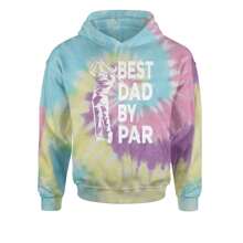 Best Dad By Par Golfing Gift For Father Youth-Sized Hoodie