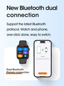 Microwear Smart Watch With 2.07" HD AMOLED Screen,Fitness Tracker Multiple Sport Modes Smartwatch With Heart Rate Blood Oxygen And Sleep Monitor,IP68 Waterproof Smart Watches For Men Women,Silver