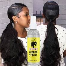 GZE 顺滑马尾造型喷雾 - 持久定型，控制毛躁，增添光泽 - 不粘腻配方，打造专业马尾造型 - 黃色 - 查看 9