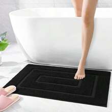 Bathroom Runner Rugs 24x70 Non Slip Washable Bathroom Rug Soft And Absorbent Microfiber Long Bathroom Rug White Plush Bathroom Rug For Bathroom Shower Floor