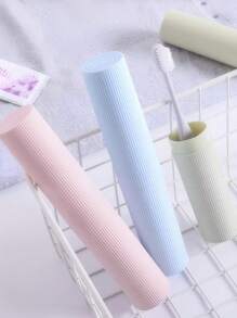 Travel Toothbrush Case, Portable Toothbrush Holder, Bathroom Essentials For Outdoor Travel And Home Use