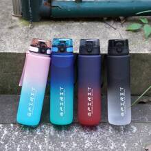 1pc 32OZ (Approx. 1000ml) Or 1pc 26OZ (Approx. 750ml) Or 1pc 20OZ (Approx. 600ml) Ombre Color Sports Water Bottle With Carry Strap, Portable For Running, Outdoor Sports, Cycling - Multicolor - View 7