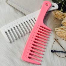 1 Stück/2 Stück dicke farbige Entwirrbürsten mit breiten Zähnen, Salonqualität breiter Kamm für das Waschen von langem Haar, Haarbürste, Kamm, Haarpflegeprodukte und -zubehör für Friseursalon, Schule, Reise, Urlaub, für Frauen, Haarbürste, Entwirrbürste, Kamm, Slick-Back-Bürste, Haarbürste, Kantenbürste, Haarbürste, Entwirrbürsten, Haarbürste, Friseur, Friseurausrüstung, Friseur, Haarbürste, Bürstensatz, Kamm, Locken-Kamm, Entwirrbürste, Haarbürste für Frauen, Friseursalon, Friseurausrüstung